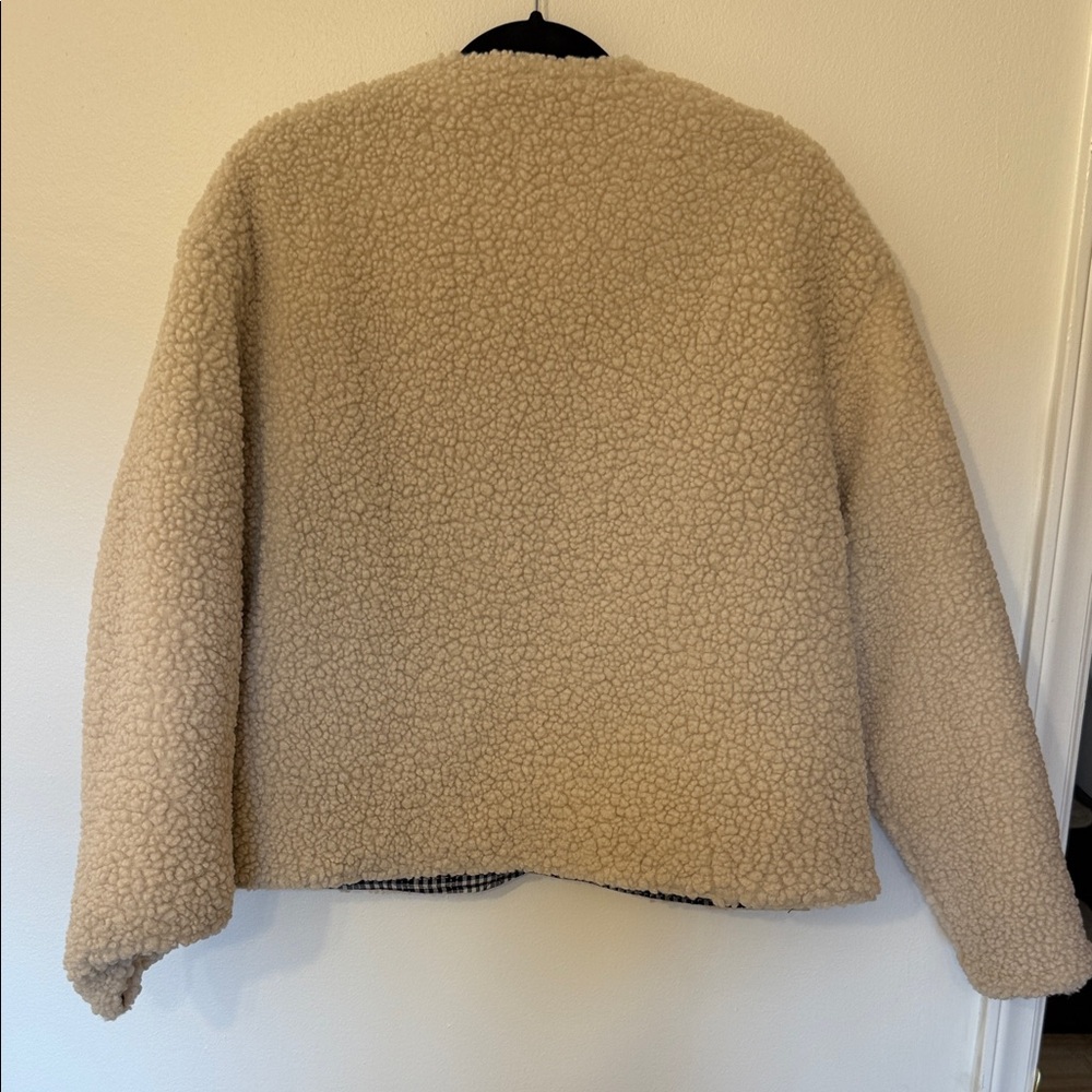 Sadie & Sage Tan Teddy Jacket - Picture 2 of 2
